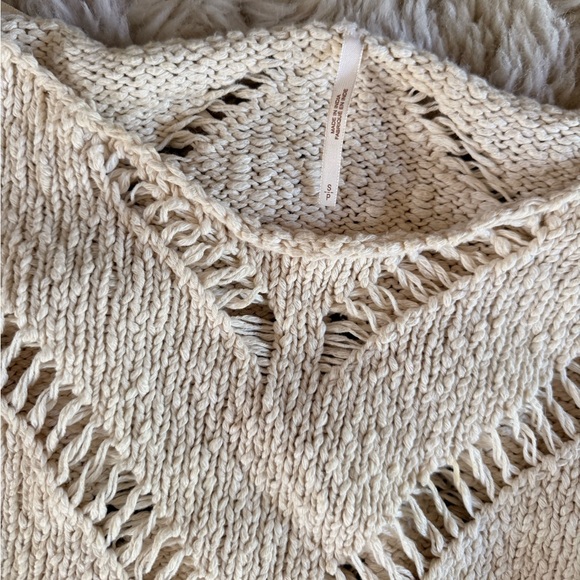 Free people hayley cropped pullover knit sweater - Picture 6 of 8